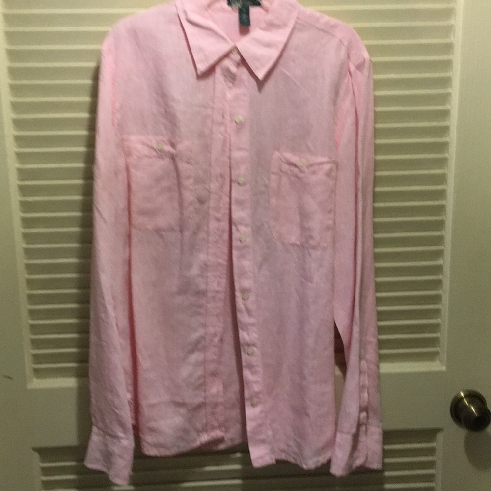 P 490  Ralph Lauren 100% linen shirt/ jacket